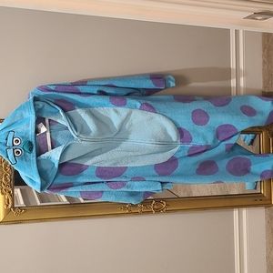 Sulley zip up onesie pajamas